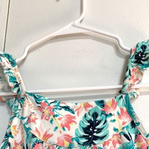 TOMMY BAHAMA Tropical Floral Sleeveless Dress Girls 5T - Picture 3 of 13